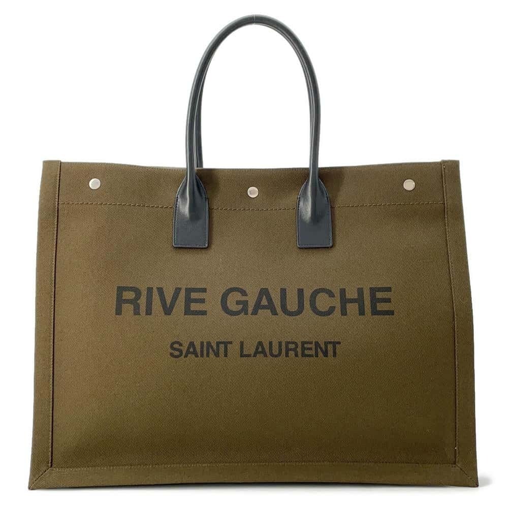 Saint Laurent Ysl Paris Rive Gauche Tote Bag Black - image 1
